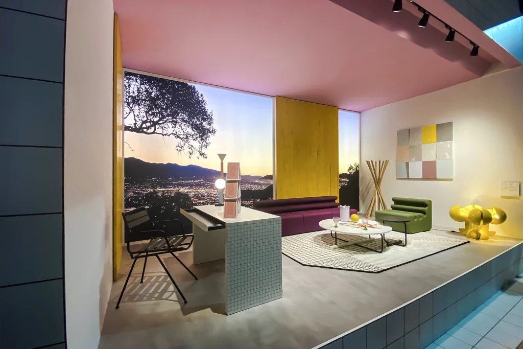 Stand di Zanotta al salone del mobile 